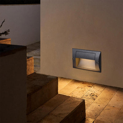 Harre Embedded LED Minimalist Aluminum Outdoor Step Lights