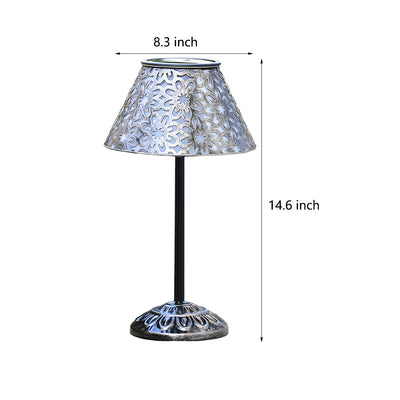 Winon Hollow LED Moroccan Iron Outdoor Floor Lamps