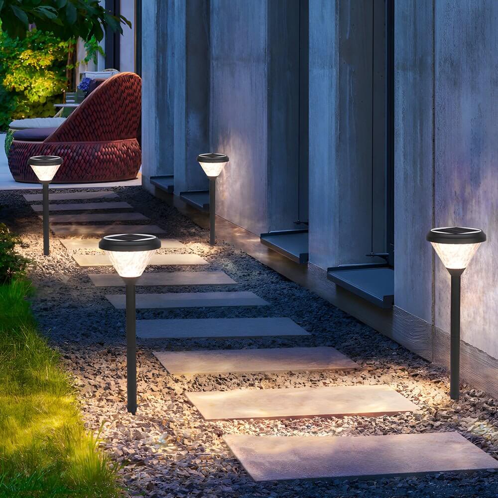 Brigid Elegant Solar LED Aluminum Outdoor Pathway Lights