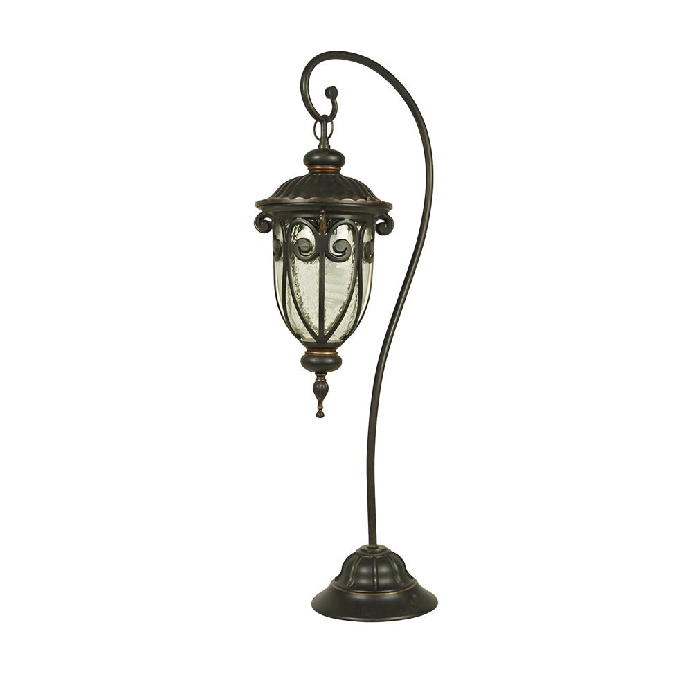 Gldys European Style Arched Aluminum Outdoor Floor Lantern