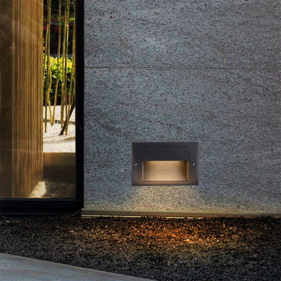 Harre Embedded LED Minimalist Aluminum Outdoor Step Lights