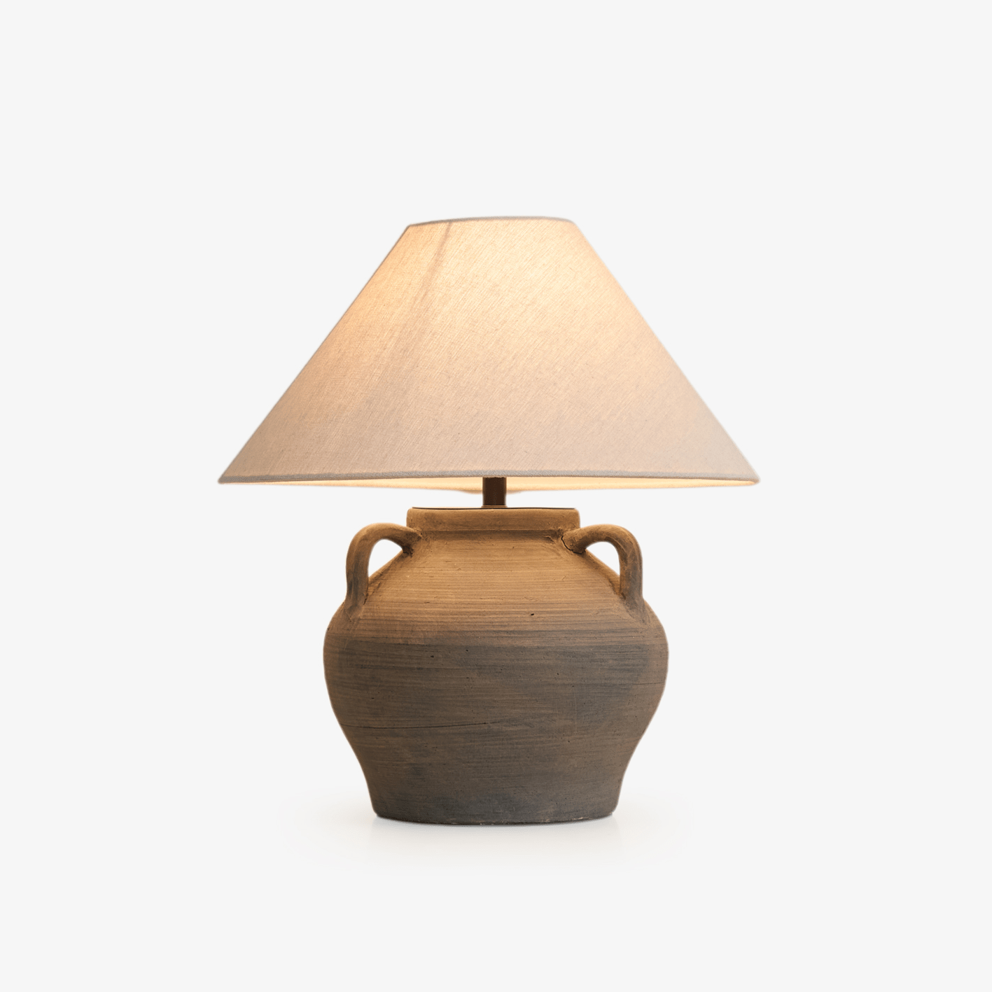 Rudric Two Handled Ceramic Jar Table Lamp
