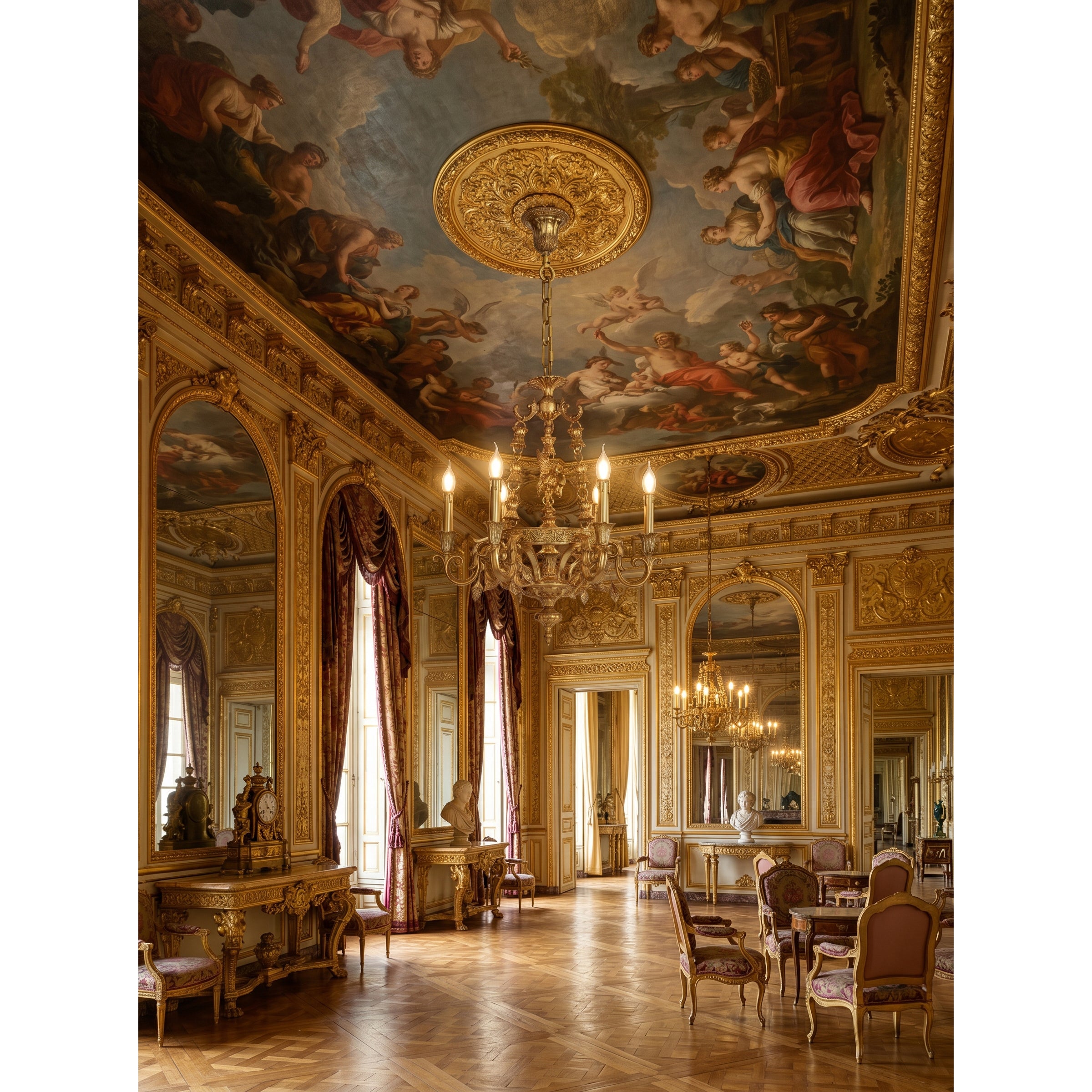 Oriuira Brass Chandelier