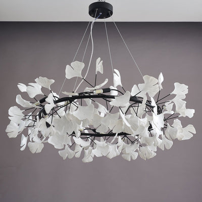 Orelalella Chandelier Gingko LED Branch