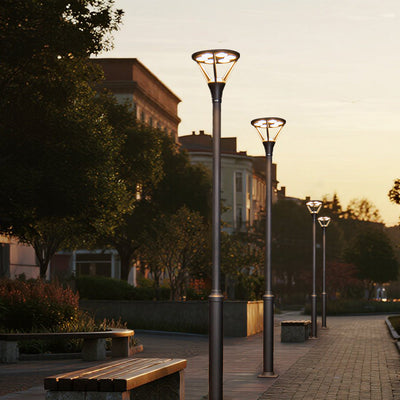 Sparng Minimalist LED Aluminum Outdoor Post Lights