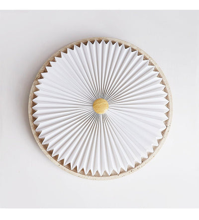 Ciloraris Textured Travertine Ceiling Light