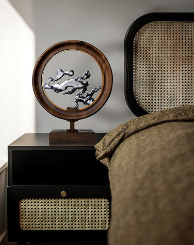 Sylalella Modern Wood Table Lamp
