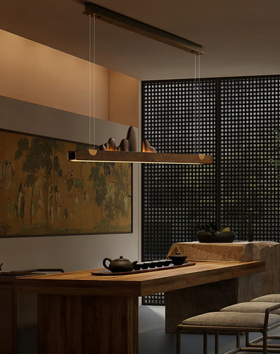 Elvaaine Modern Wood Pendant Light