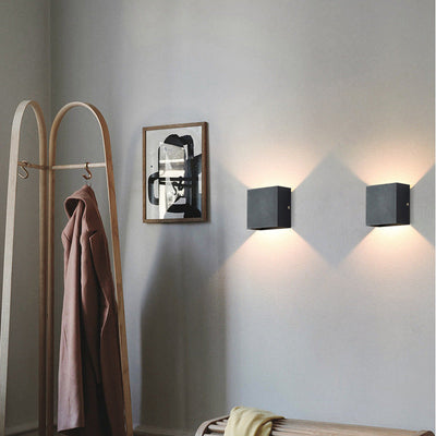 Ray Modern Adjustable Square Outdoor Wall Lamp LED - Neutral Decor