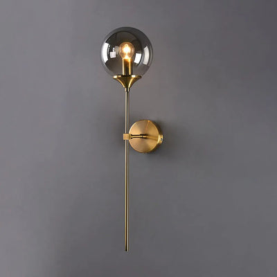 Valentina Modern Globe Glass Wall Lamp - Neutral Decor