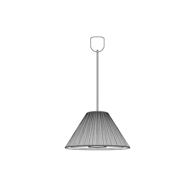 Ritta Pleated Pendant Light Wabi Sabi, /Fabric, Living Room - Neutral Decor