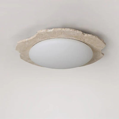 Nimbe Halo  Travertine Ceiling Light