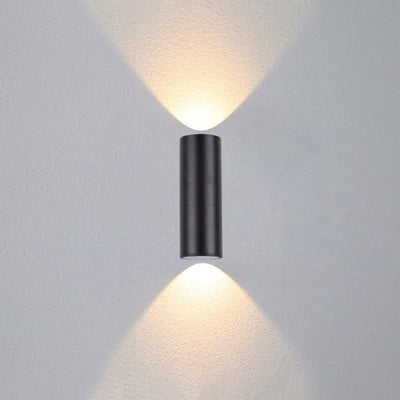 Ray Minimalist Double-headed LED Outdoor Wall Lamp Glass Garden Corridor - Neutral Decor