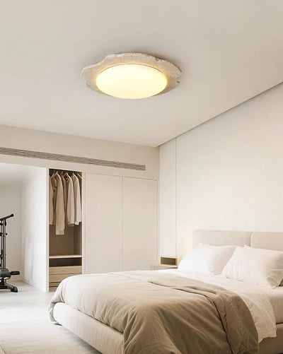 Nimbe Halo  Travertine Ceiling Light