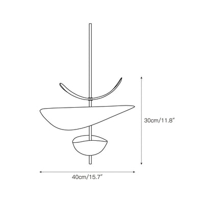 Unorara Premium Nordic Floating Pendant Lamp