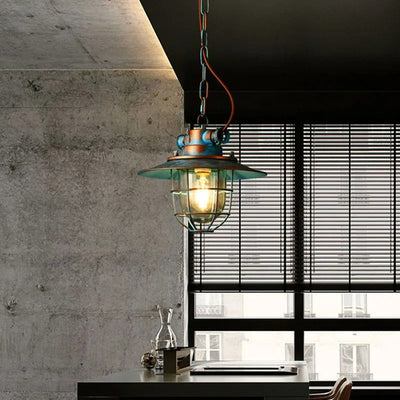 Epoch Industrial Glass Pendant Light Bedroom - Neutral Decor