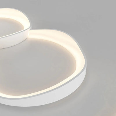 Arisha Modern Wave Flush Mount Ceiling Light Living Room - Neutral Decor