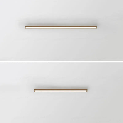 Arisha Linear Ceiling Light, Wood, 23.6"/39.4" - Neutral Decor