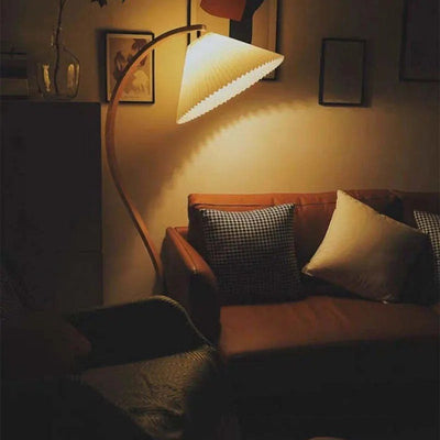 Ritta Floor Lamp Caprani Unique LED Wood Bedroom/Living Room - Neutral Decor