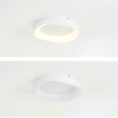 Arisha Modern Wave Flush Mount Ceiling Light Living Room - Neutral Decor