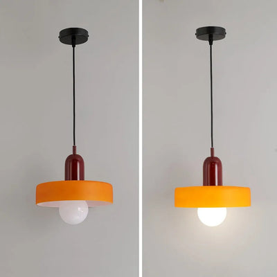 Valentina Vintage LED Glass Pendant Light, Multicolor - Neutral Decor