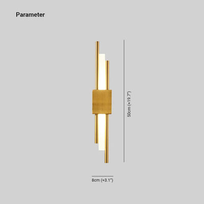 Arisha Modern Linear Design LED Indoor Wall Lamp Bedroom Living Room Dining Room - Neutral Decor
