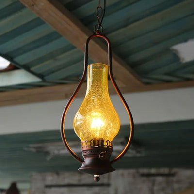 EpochRustic Vintage Kerosene LED Pendant Light - Neutral Decor