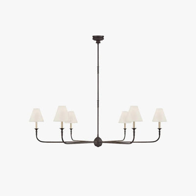 Silva Vintage Retro Chandeliers Living Room Brass - Neutral Decor