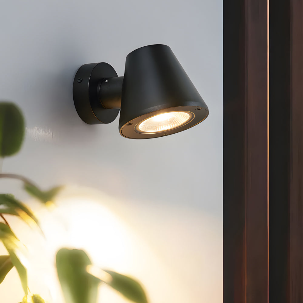 Wyman LED Long-Range Illumination Aluminum Outdoor Wall Spot Light