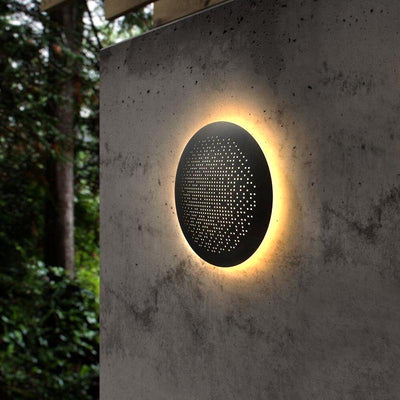 Olga Unique Circular Metal Outdoor Wall Lights