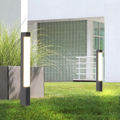 Estra Modern Square Metal Pathway Lights