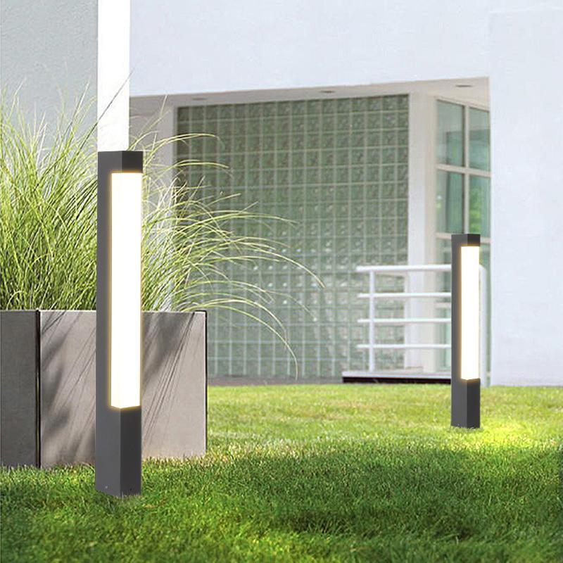 Estra Modern Square Metal Pathway Lights