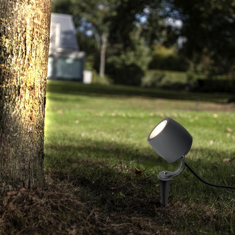 Rebecca Round Modern Tree Metal Spotlights Outdoor Light