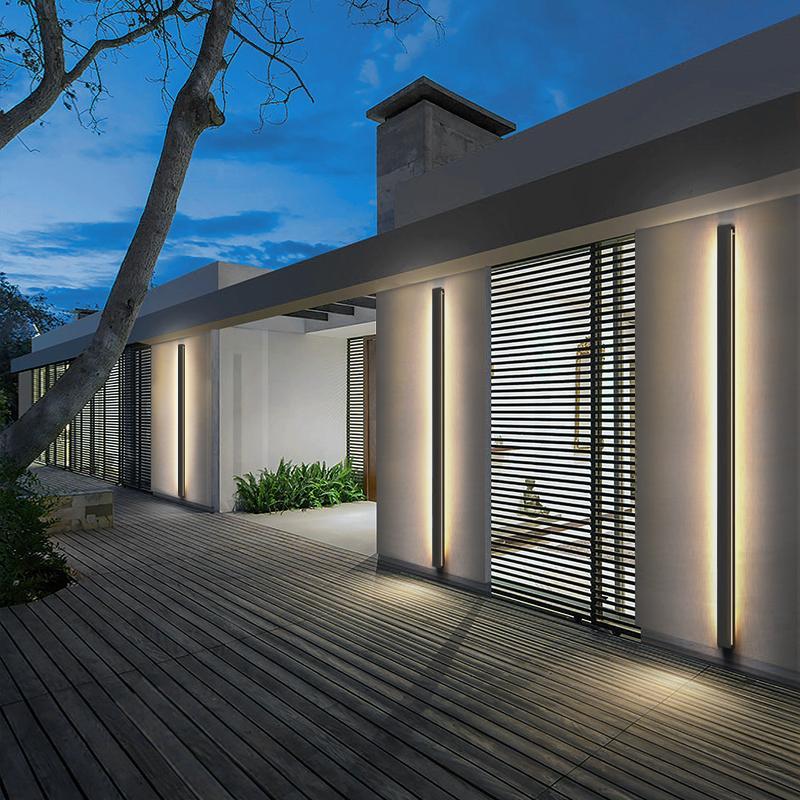 Molly Long LED Linear Minimalist Metal Wall Lights
