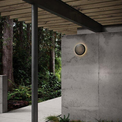 Olga Unique Circular Metal Outdoor Wall Lights
