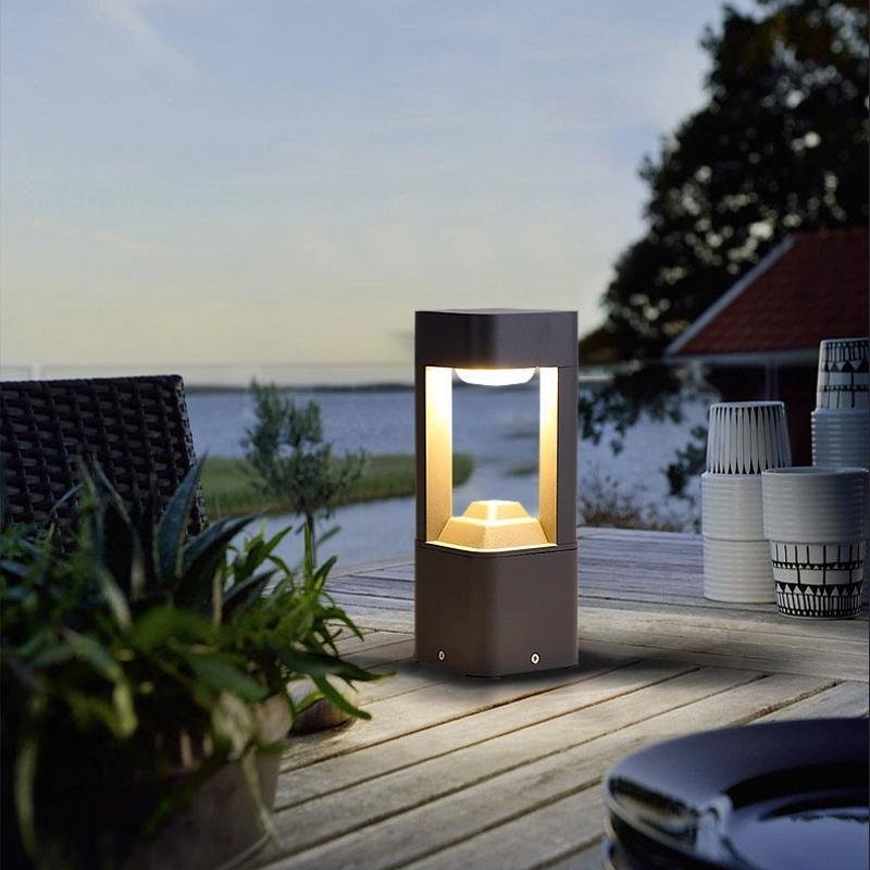 Elise Contemporary Pathway Metal Outdoor Lighting