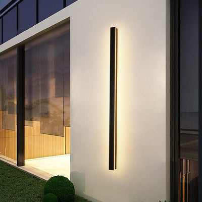 Blai Linear Modern LED Iron Outdoor Wall Lights