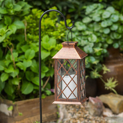 Grea Retro LED Bronze Antique Solar Outdoor Lamp