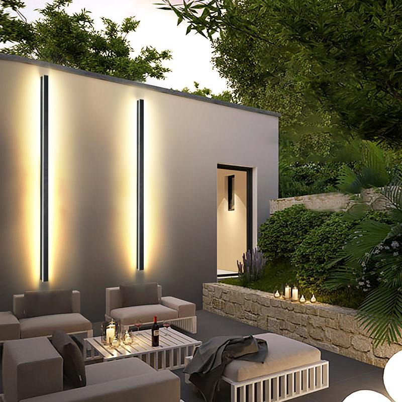 Molly Long LED Linear Minimalist Metal Wall Lights