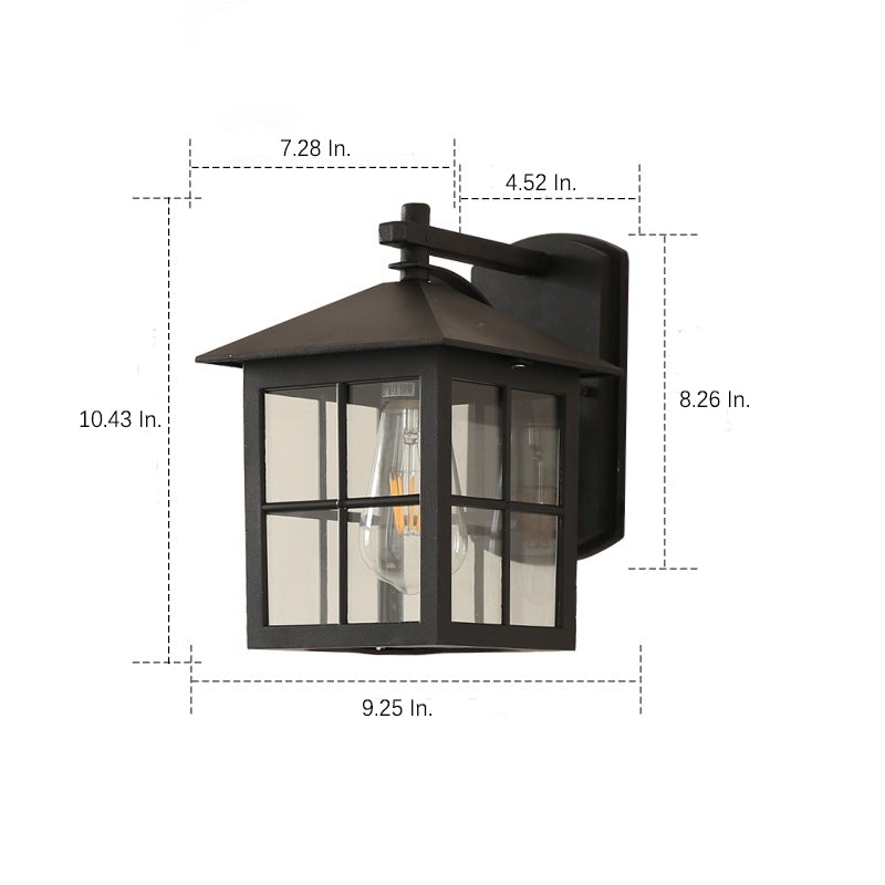 Beata Minimalist Lampshade Aluminum Outdoor Lanterns