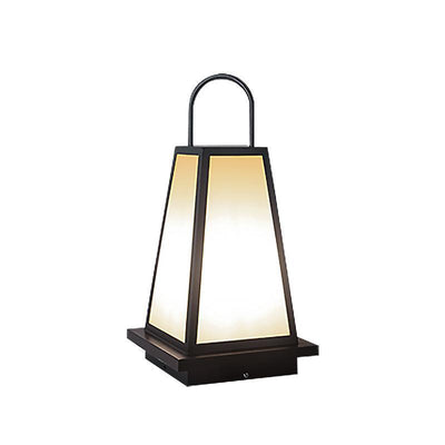 Weary LED Retro Black Metal Outdoor Light Lanterns