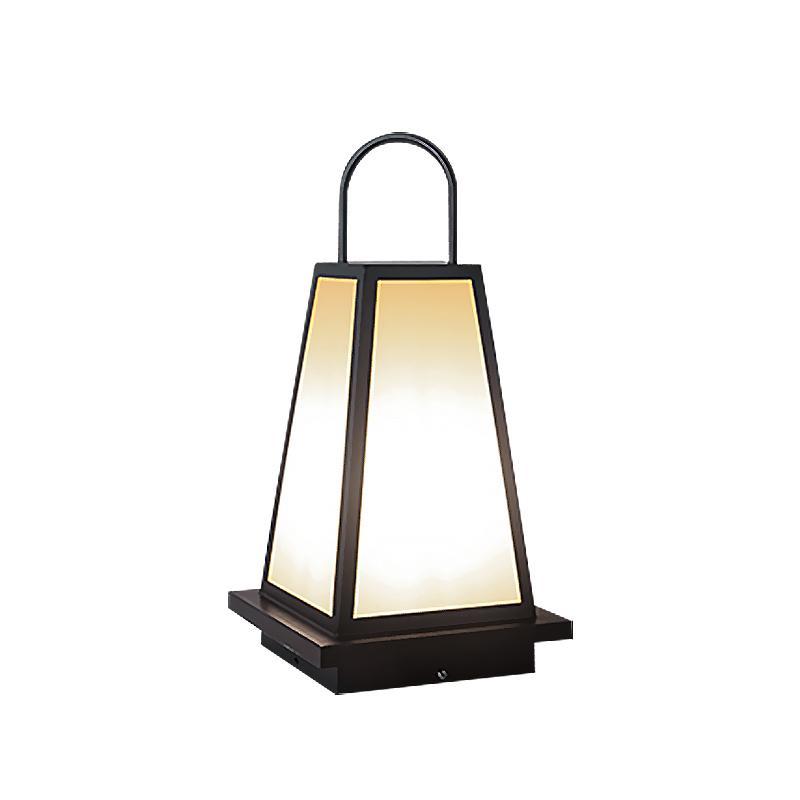 Weary LED Retro Black Metal Outdoor Light Lanterns
