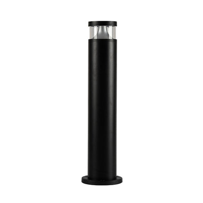 Fara Round Modern Metal Outdoor Post Light