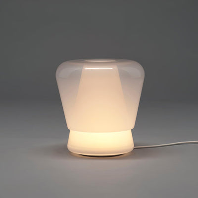 Aurnoril Smoky Glass Table Lamp