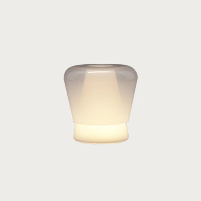 Aurnoril Smoky Glass Table Lamp