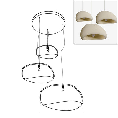 Cirarelle Chandelier Rough Combination Wabi-Sabi