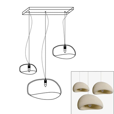 Cirarelle Chandelier Rough Combination Wabi-Sabi