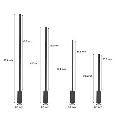 Hayle Minimalist Landscape Linear Aluminum Outdoor Light