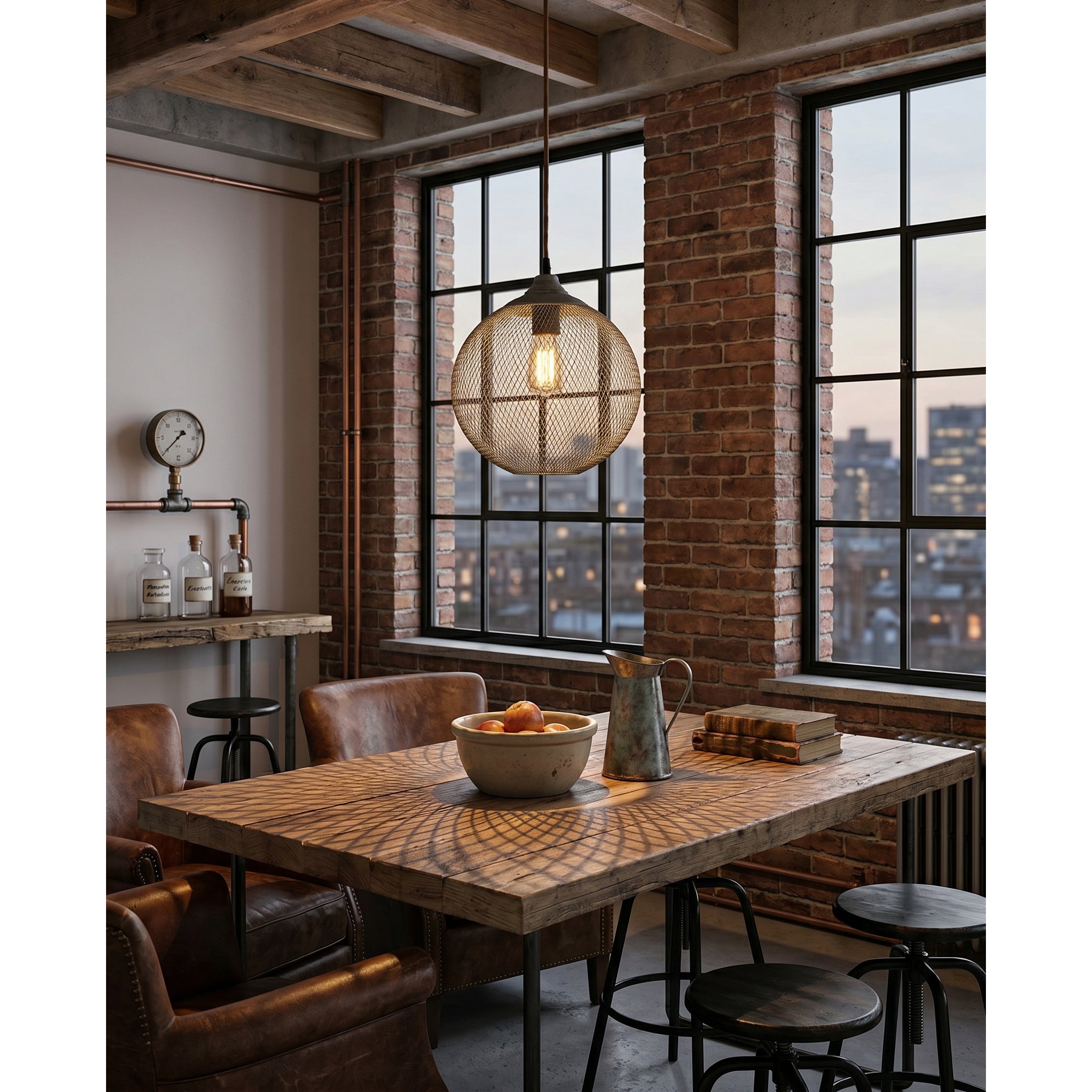 Wrencourt Mesh Pendant Light
