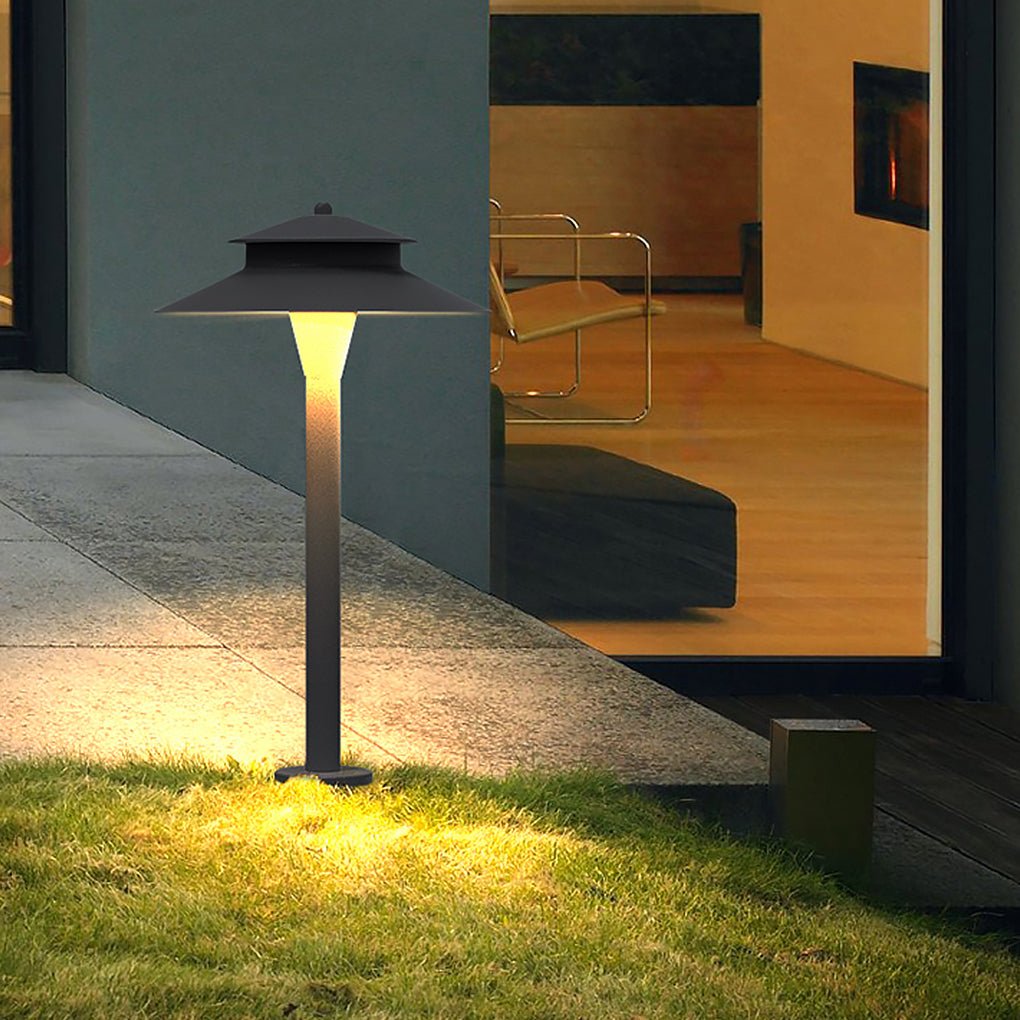 Sterling Industrial Aluminum Outdoor Pathway Lawn Lamp